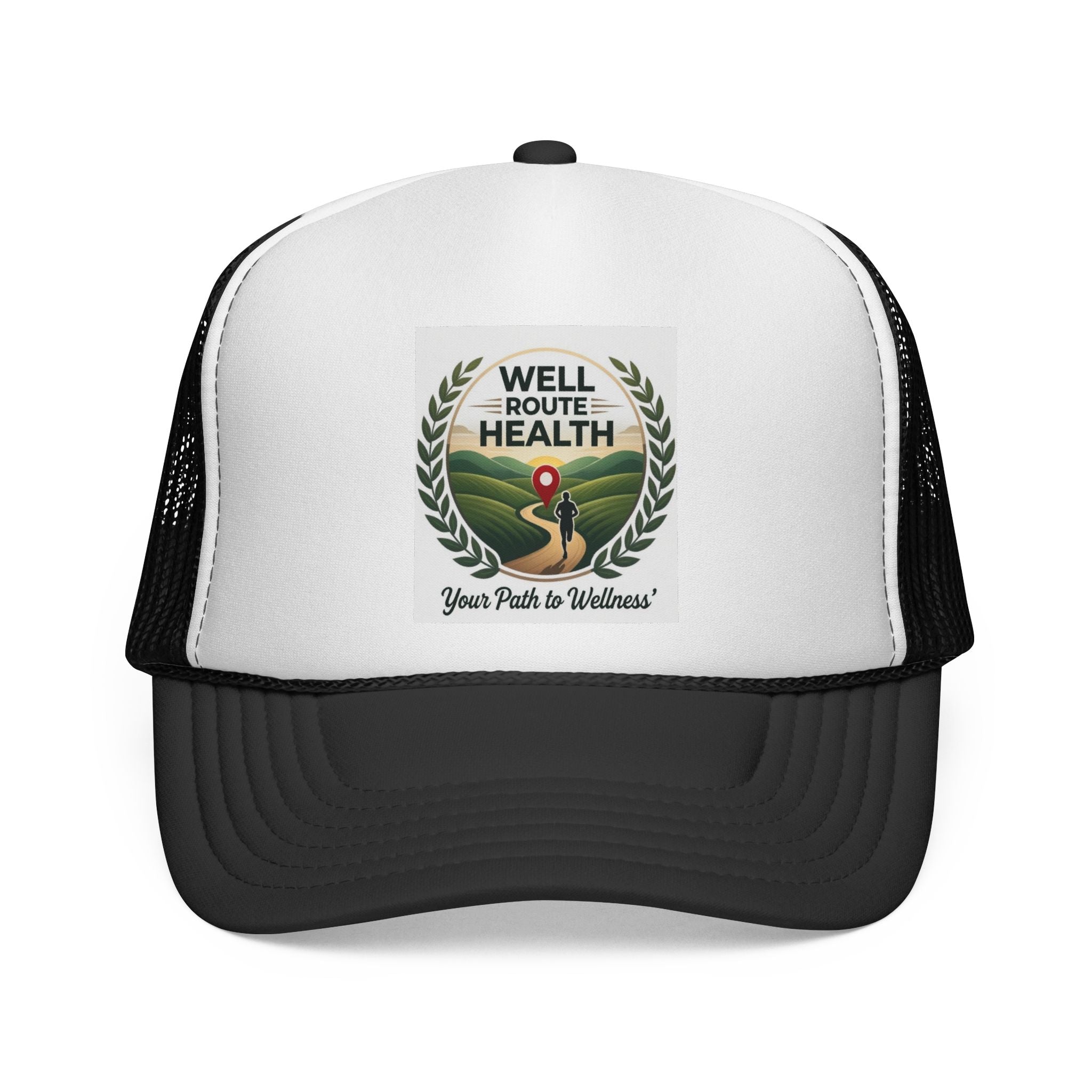 Well Route Health Trucker Cap — "Your Path to Wellness" Mesh Hat