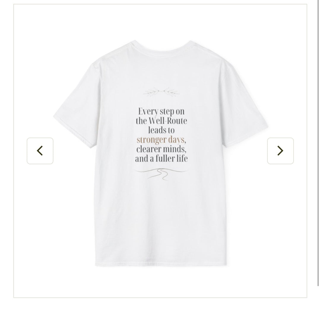 Short sleeved Well Route logo T-shirt