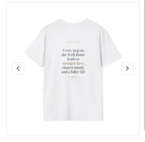 Short sleeved Well Route logo T-shirt