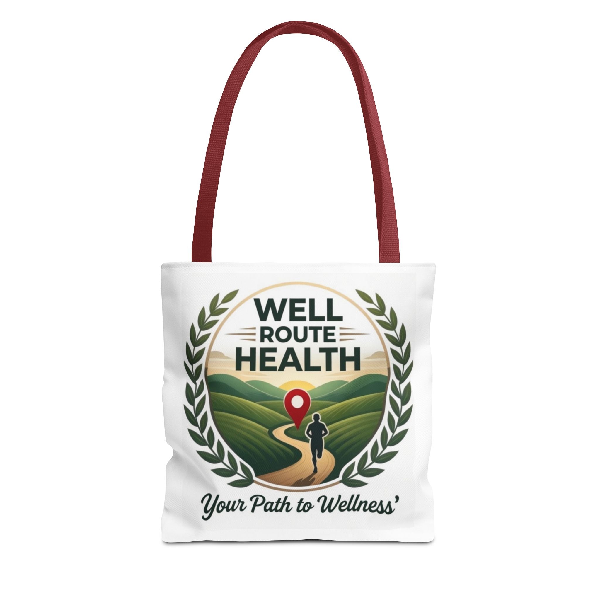 Well-Route Health Tote Bag — 'Your Path to Wellness' Inspirational Wellness Tote
