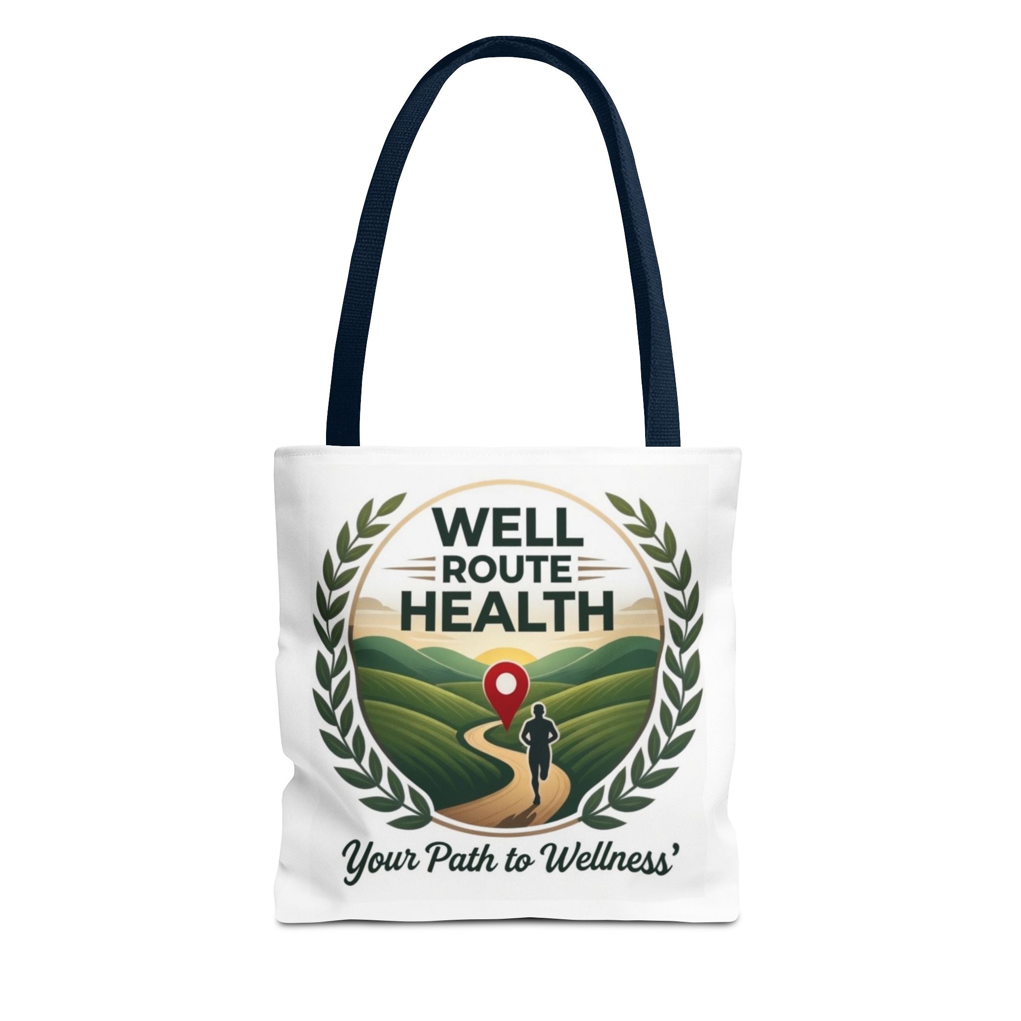 Well-Route Health Tote Bag — 'Your Path to Wellness' Inspirational Wellness Tote