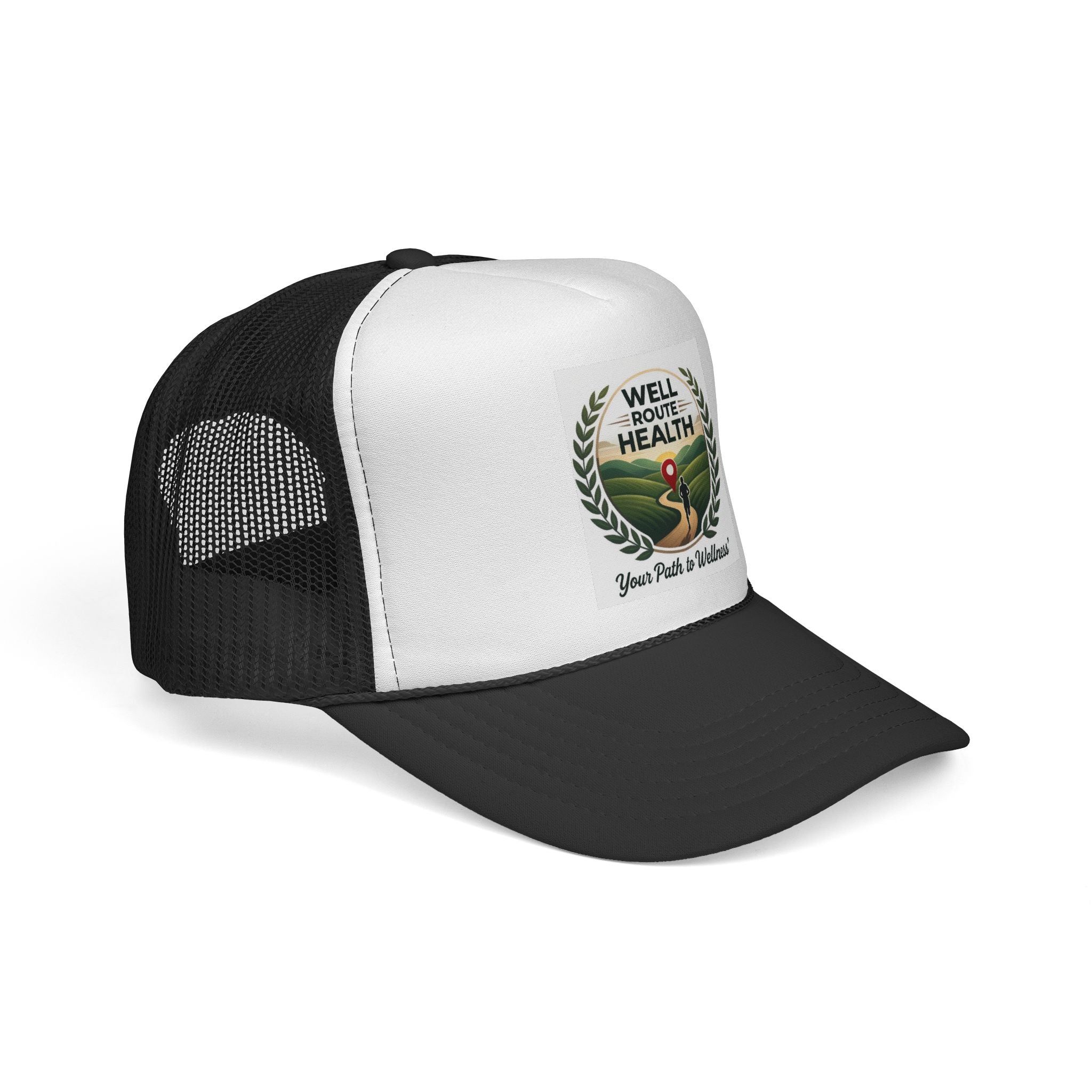 Well Route Health Trucker Cap — "Your Path to Wellness" Mesh Hat